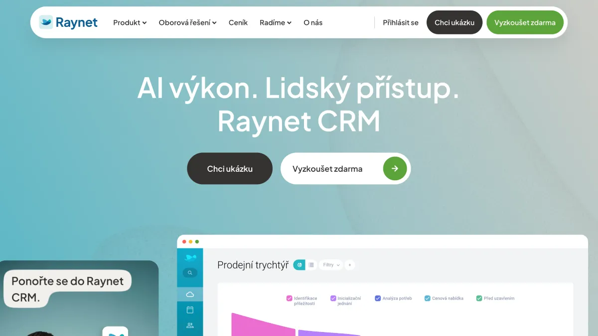 Obrázek projektu RAYNET Web